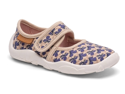 Bisgaard slippers pink with dots  