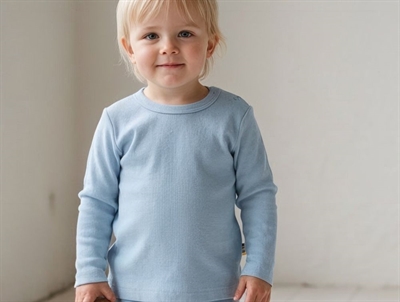 Joha light grey melange shirt merino wool  