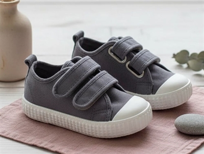 Pom Pom shoes canvas light olive