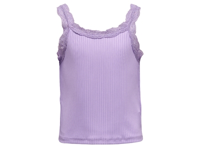 Kids ONLY purple rose tank top