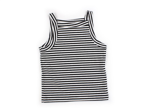 Kids ONLY black/cloud dancer striped top