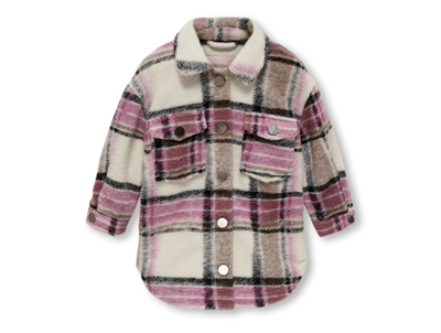 Kids ONLY birch checked transition jacket