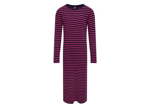 Kids ONLY maritime blue/fuchsia rose striped dress