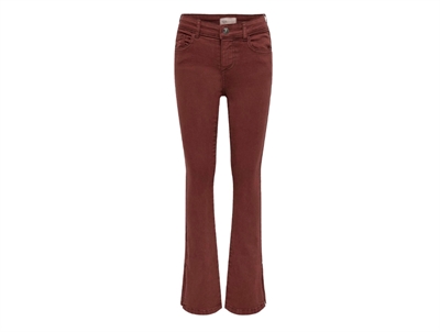Kids ONLY cherry mahogany flared split trousers