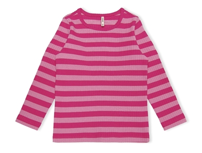 Kids ONLY fuchsia purple/rosebloom striped top