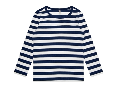 Kids ONLY patriot blue/cloud dancer striped top