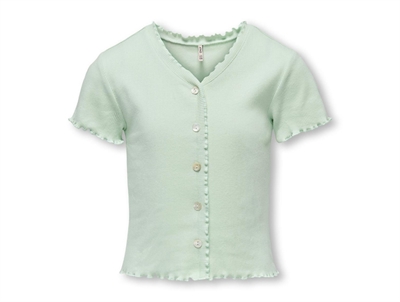 Kids ONLY mist green button top