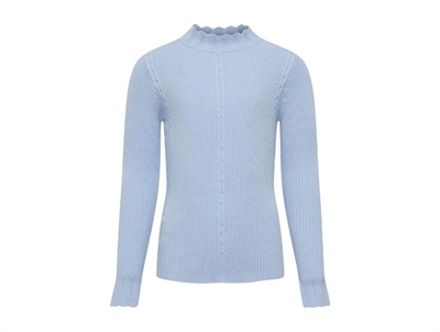Kids ONLY clear sky high neck pullover knit blouse