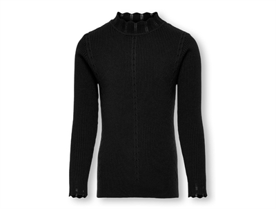 Kids ONLY black high neck pullover knit blouse