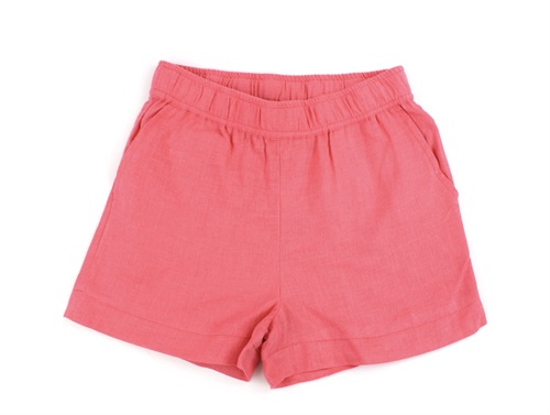 Kids ONLY coral paradise linen blend shorts
