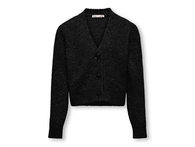 Kids ONLY black glitter knit cardigan