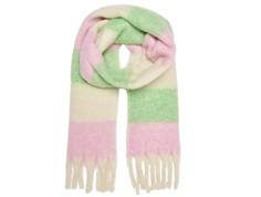 Kids ONLY island green striped scarf