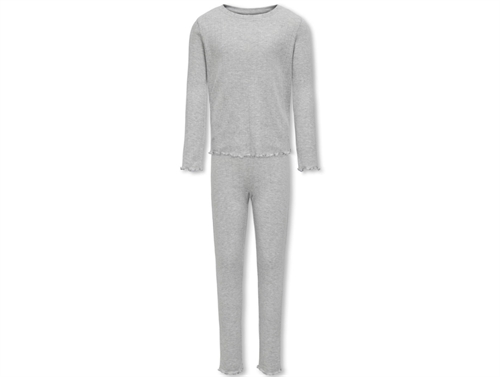 Kids ONLY light grey melange night set