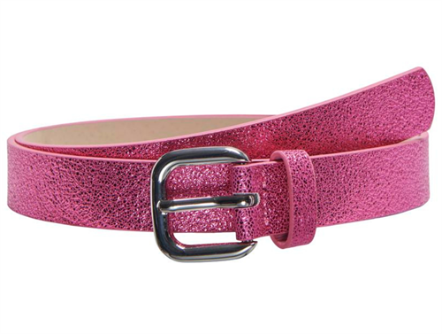 Kids ONLY fuchsia purple/silver metal buckle belt