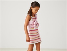 Kids ONLY knit dress ecru with stripes  