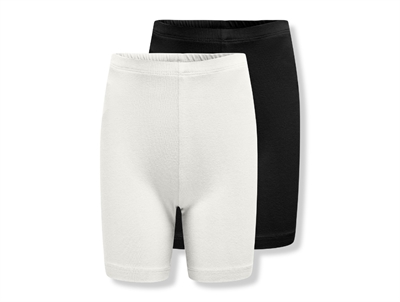 Kids ONLY black bike shorts (2-pack)