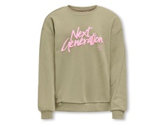 Kids ONLY sweatshirt mermaid next hand with text print  
