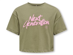Kids ONLY birch/confetti striped top