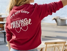 Kids ONLY sweatshirt karanda red with cool print  