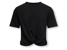 Kids ONLY t-shirt black with twist detail  