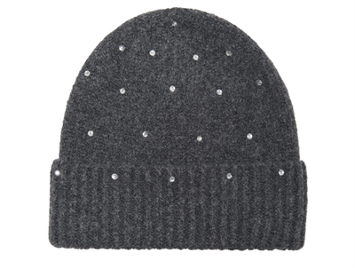 KIDS ONLY beanie whitecap gray with pearls