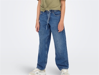 Kids ONLY jeans light blue denim butterflies with butterfly embroidery  