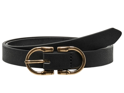 Kids ONLY black/gunmetal buckle belt