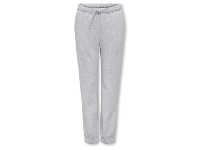 Kids ONLY sweatpants light grey melange with drawstring