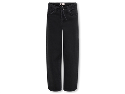 Kids ONLY jeans black washed with belt