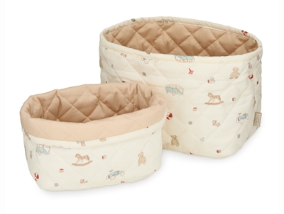 Cam Cam Copenhagen storage baskets with vintage toys print (2 pcs)