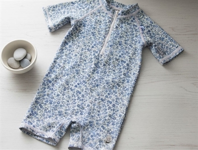 Wheat blue flower meadow swimsuit Cas UVA+UVB 40+