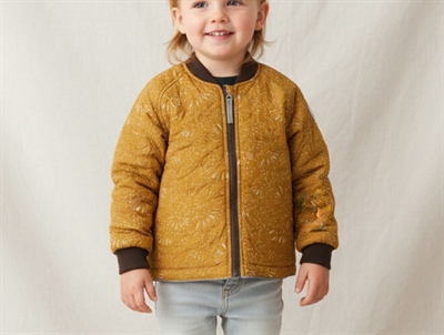 Noa Noa Miniature thermal jacket Grace golden brown print