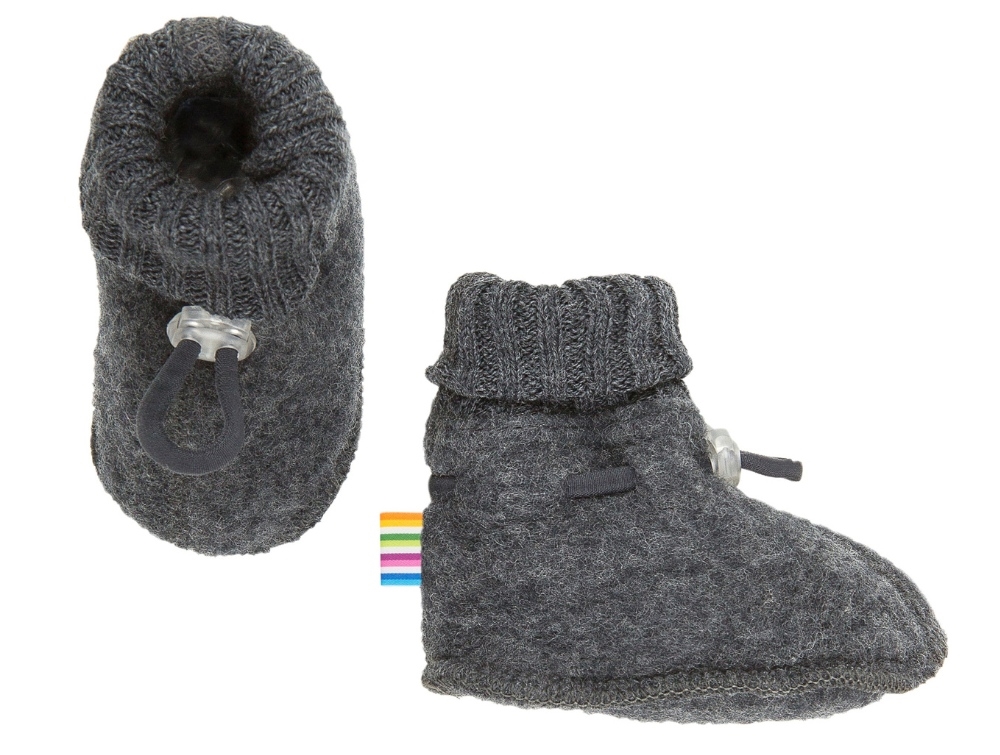 Joha coke melange slippers merino wool  