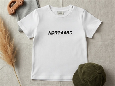 Mads Nørgaard Taurus t-shirt white with black logo