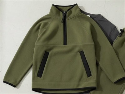 Mads Nørgaard fleece jacket Salio army