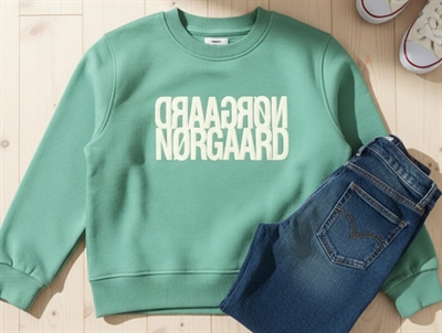 Mads Nørgaard sweatshirt Talinka creme de menthe