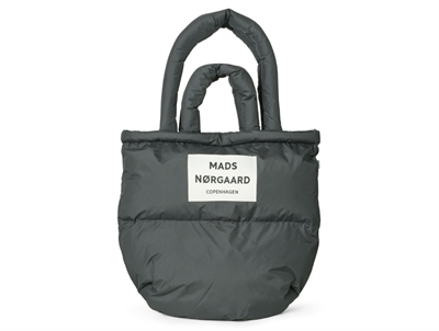 Mads Nørgaard pillow bag asphalt with short and long handles (adult)