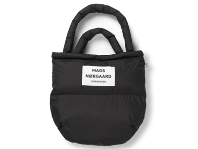 Mads Nørgaard pillow bag black with short and long handles (adult)