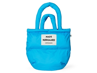 Mads Nørgaard pillow bag malibu blue with two handle lengths (adult)