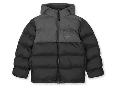 Mads Nørgaard Junino winter jacket black/asphalt with hood