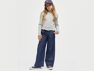 Mads Nørgaard Pil jeans mid blue denim with elasticated waist