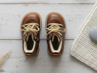 Angulus cognac winter boot with TEX