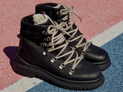 Angulus TEX winter boot black with zipper and wool lining