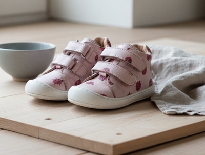 Bisgaard Hale shoes pink with ladybugs