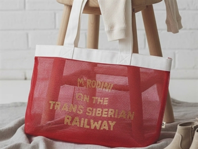 Mini Rodini tote bag Mesh red