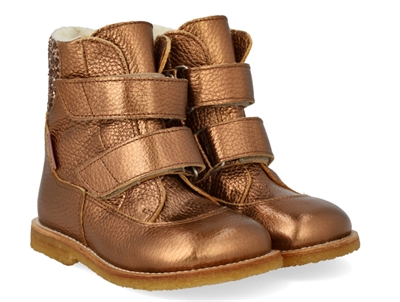 Angulus aubergine glitter winter boot with TEX