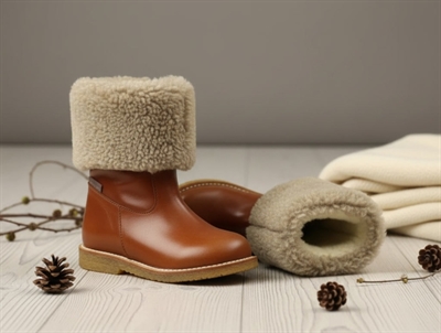 Angulus winter boot cognac with TEX