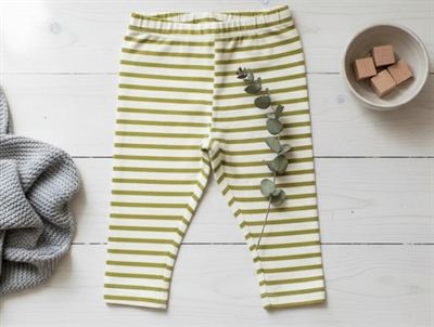 En Fant leggings olive oil stripes
