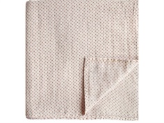 Mushie polka dots swaddle