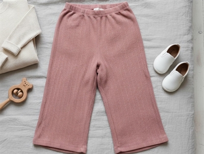 En Fant old rose culotte trousers